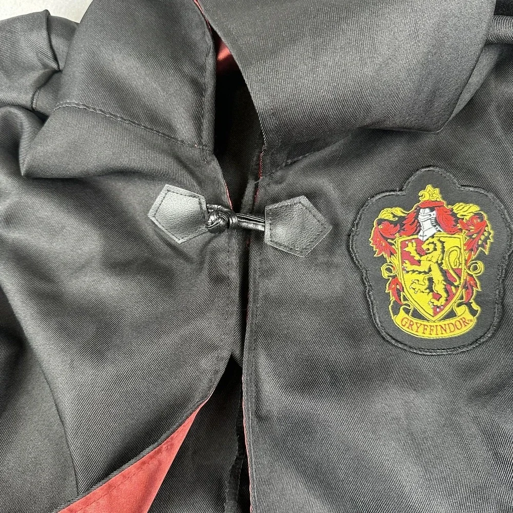 Harry Potter Gryffindor Wizard School Hooded Robe Cape Child Size Large